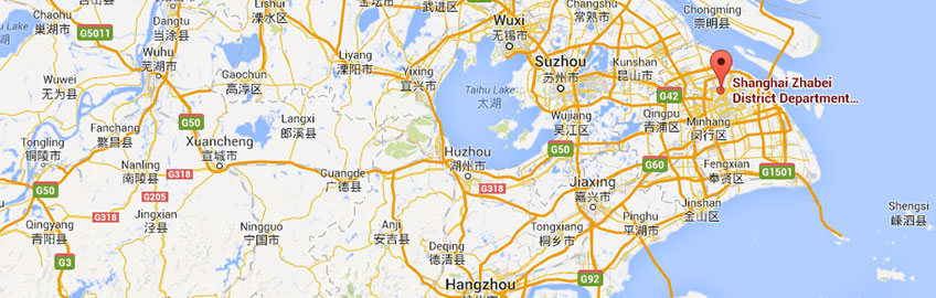 Logonet Shanghai office map